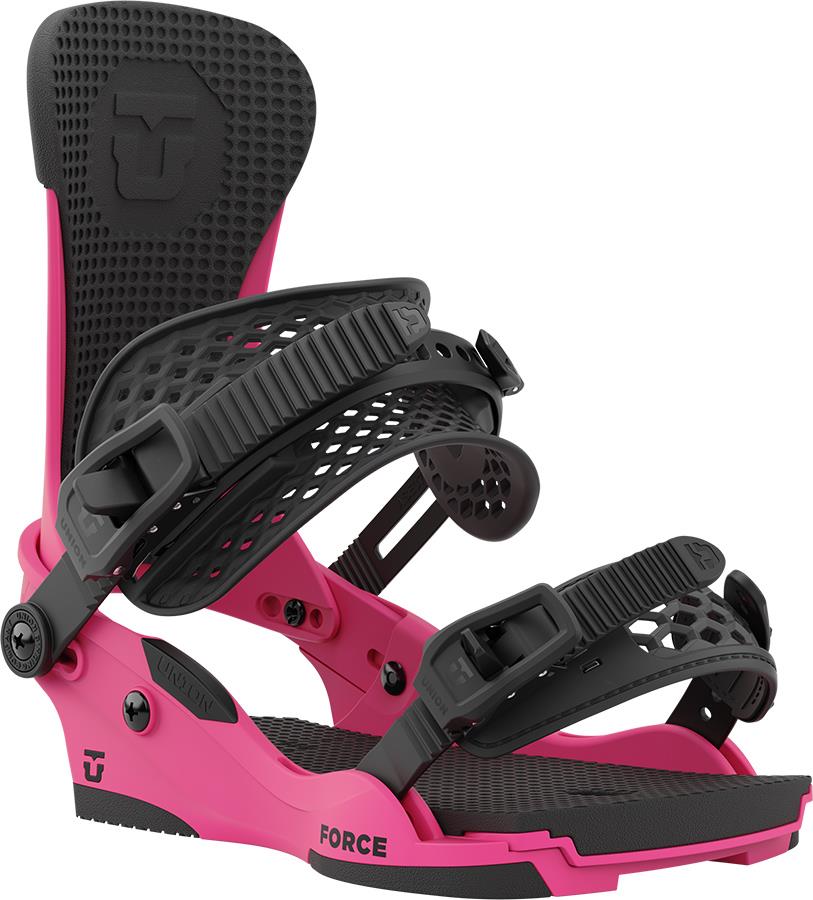 Union Force Snowboard Bindings, M Team Hot Pink 2023