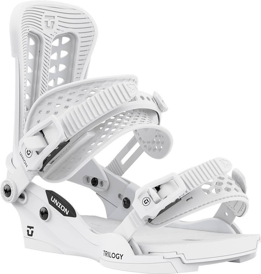Union Trilogy Womens Snowboard Bindings, M White 2023