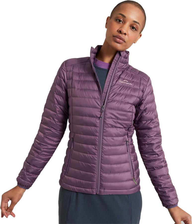 Kathmandu Heli Women's 600 Fill Lightweight Down Jacket UK 10 Storm