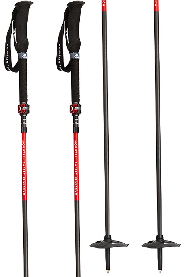 msr dynalock ascent carbon backcountry poles pair