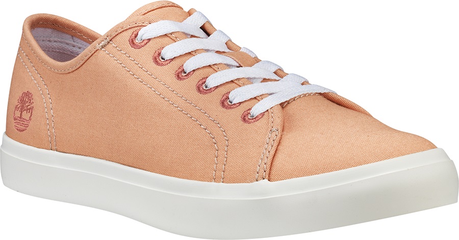 Timberland Womens Newport Bay Canvas Sneakers/Trainers, UK 4 Peach