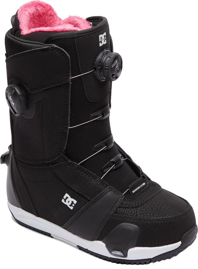 DC Lotus Step On Women's Dual Boa Snowboard Boots, Uk 4 Black/White