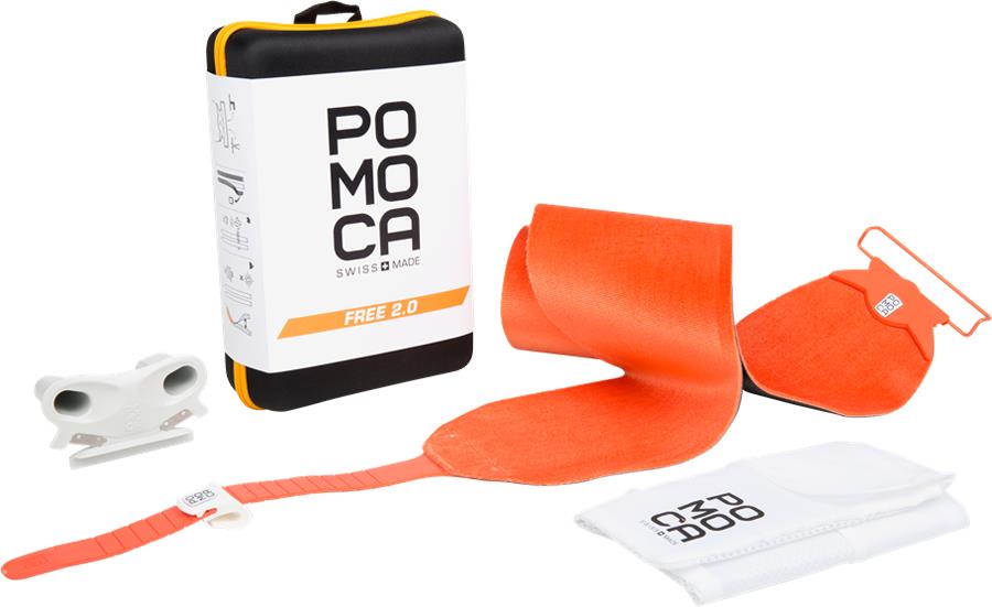 Pomoca Free 2.0 Ready2climb V2 123mm Ski Touring Skins, S Orange