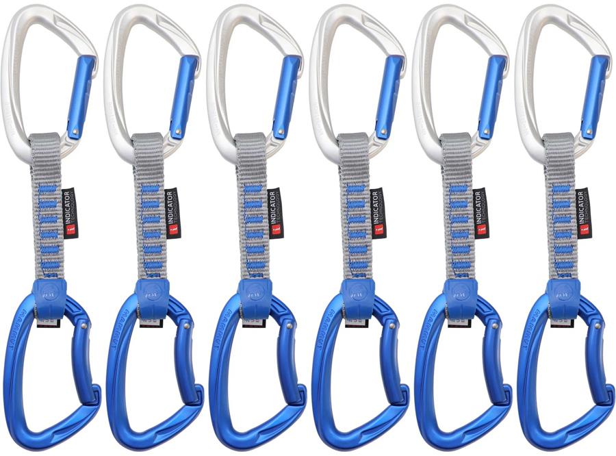 Mammut Crag Key Lock Indicator Quickdraw Set, 6 x 10cm Silver