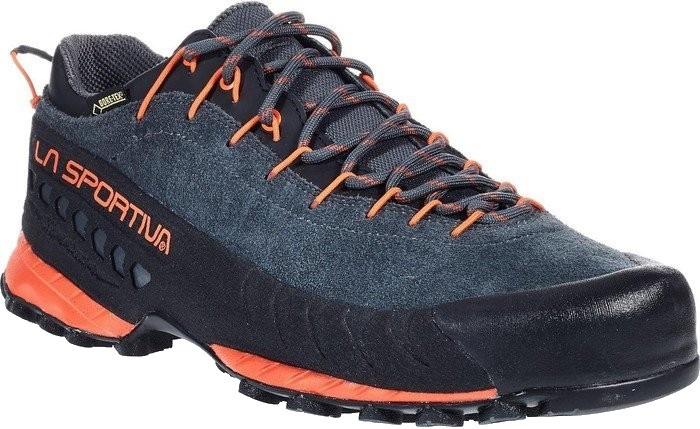 La Sportiva TX4 GTX Approach Shoe, UK 11.5 / EU 46 Carbon/Flame