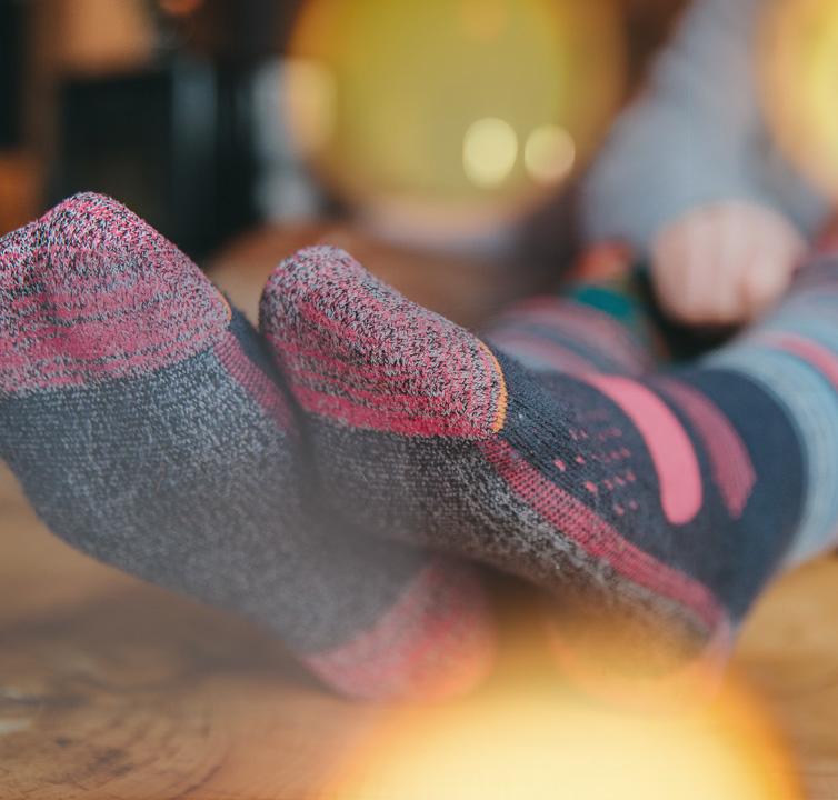 KEEP THOSE TOES TOASTY