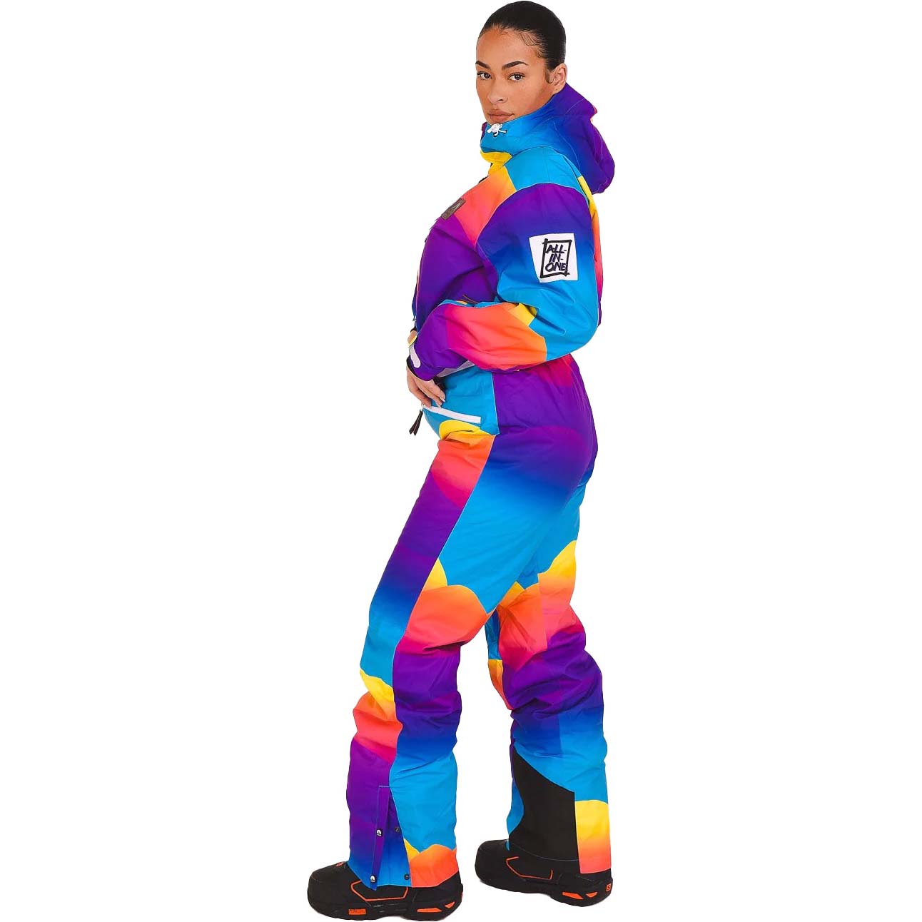 OOSC Mambo Sunset Curved Women's One Piece Ski Suit