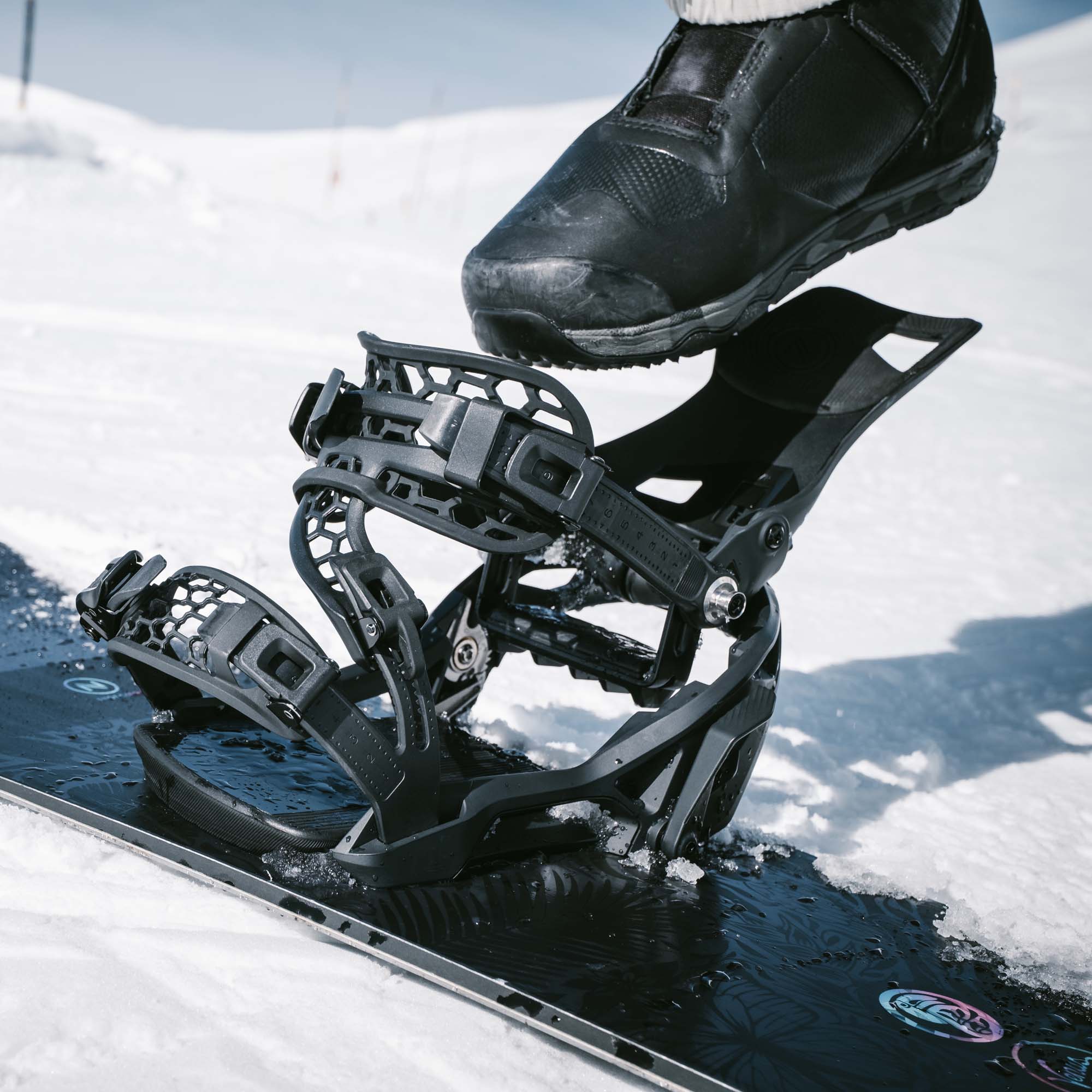 Nidecker Supermatic Step In Snowboard Bindings 2024