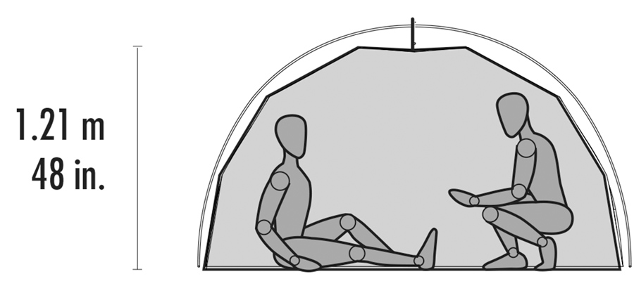 MSR Elixir 4 V2 Tent Backpacking Shelter 