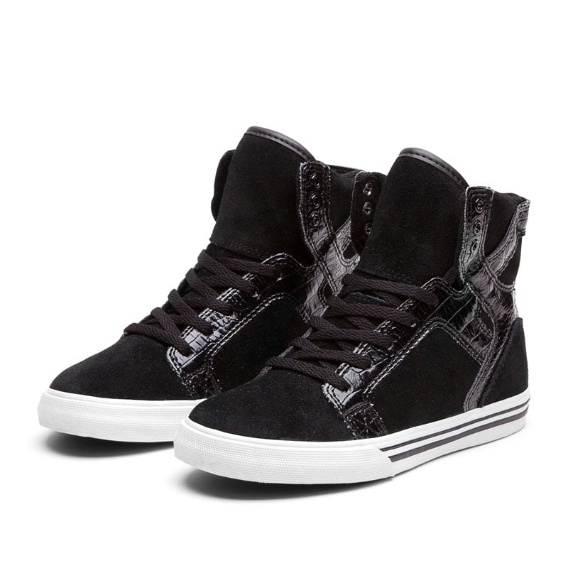 Supra Skytop Kids Skate Shoe Absolute Snow