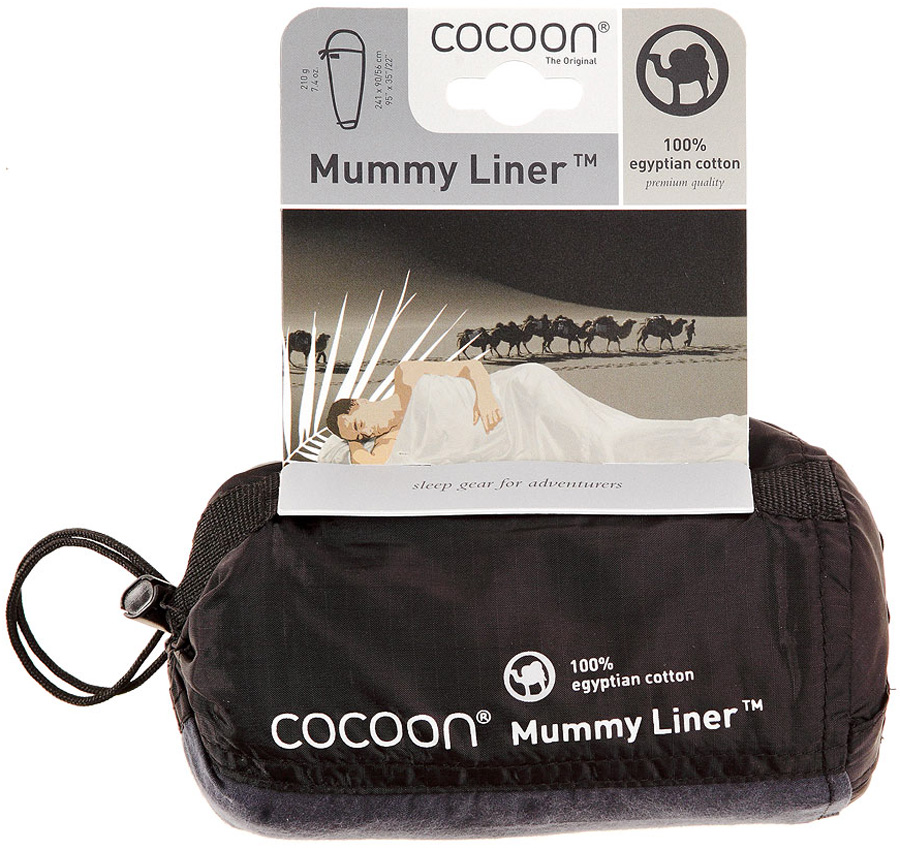 Cocoon Mummyliner Egyptian Cotton Sleeping Bag Liner