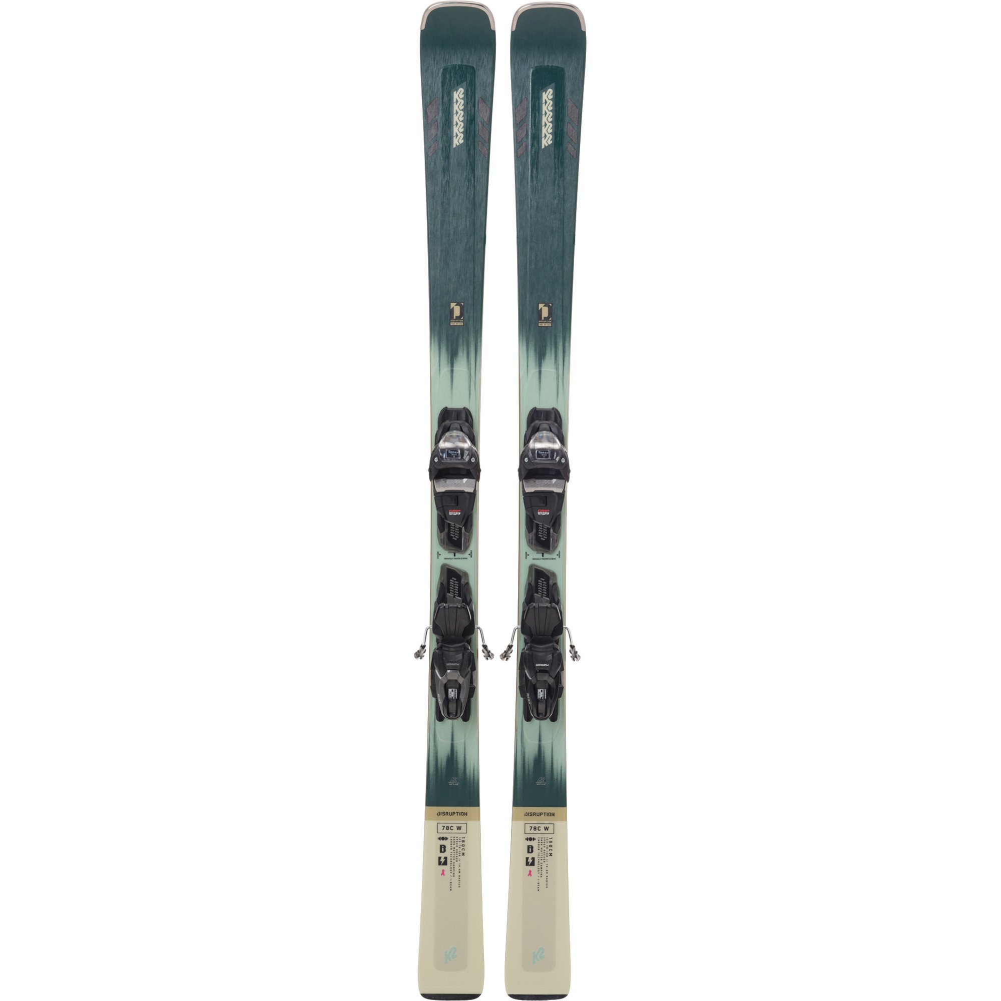 K2 Disruption 78C W - ER3 10 Compact Quikclik Skis
