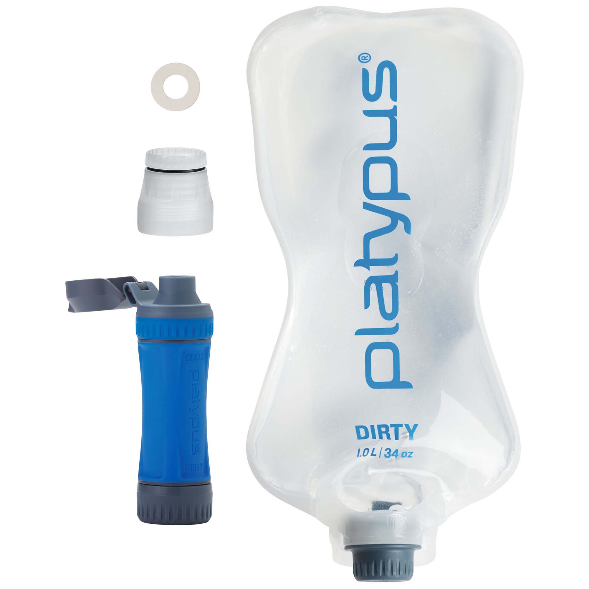 Platypus QuickDraw Microfilter System Water Filter + Soft Bottle