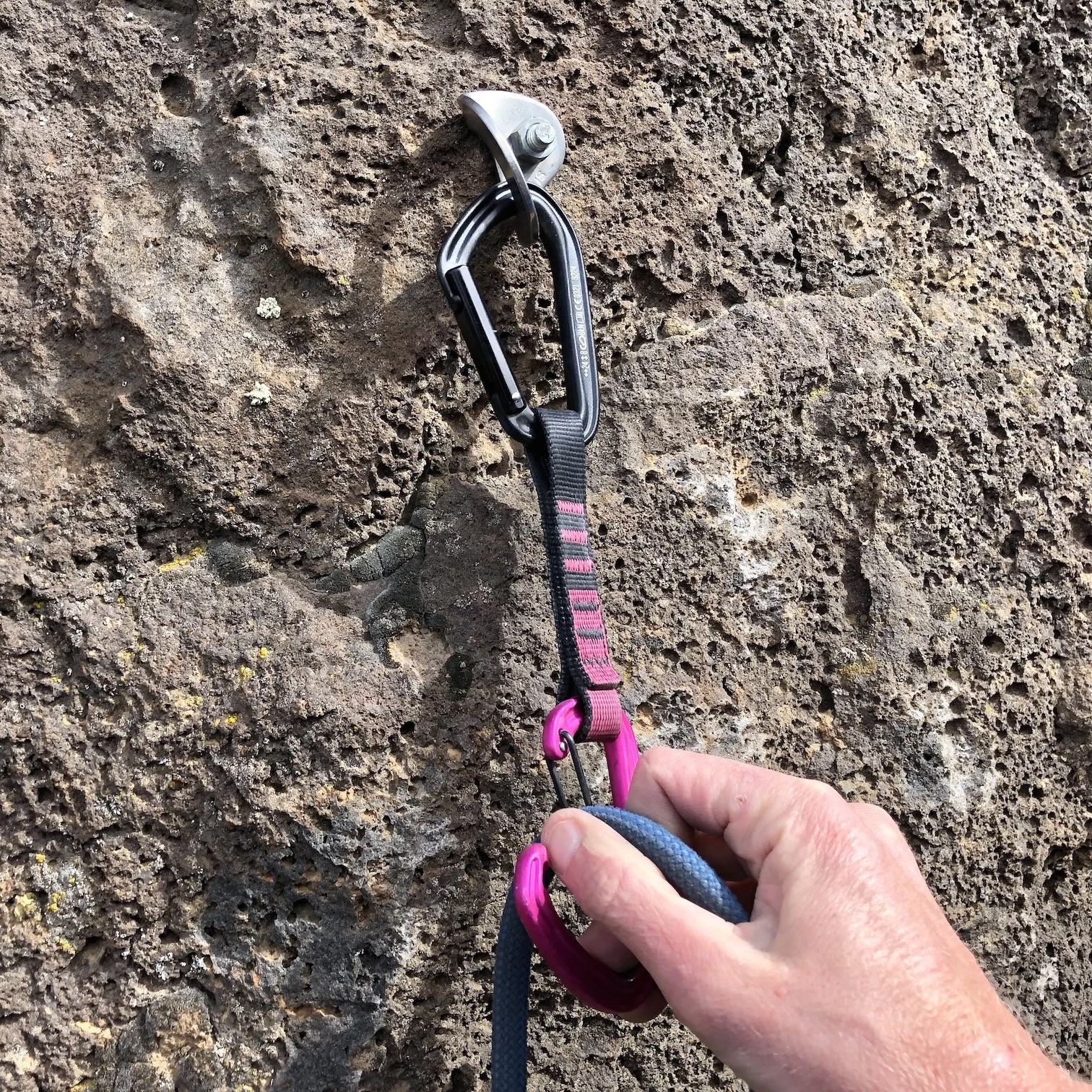 Black Diamond HotForge Hybrid 12cm Rock Climbing Quickdraw