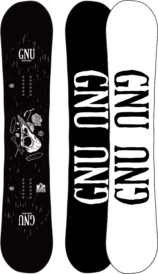 GNU Rider's Choice Asym Hybrid Camber Snowboard 2022