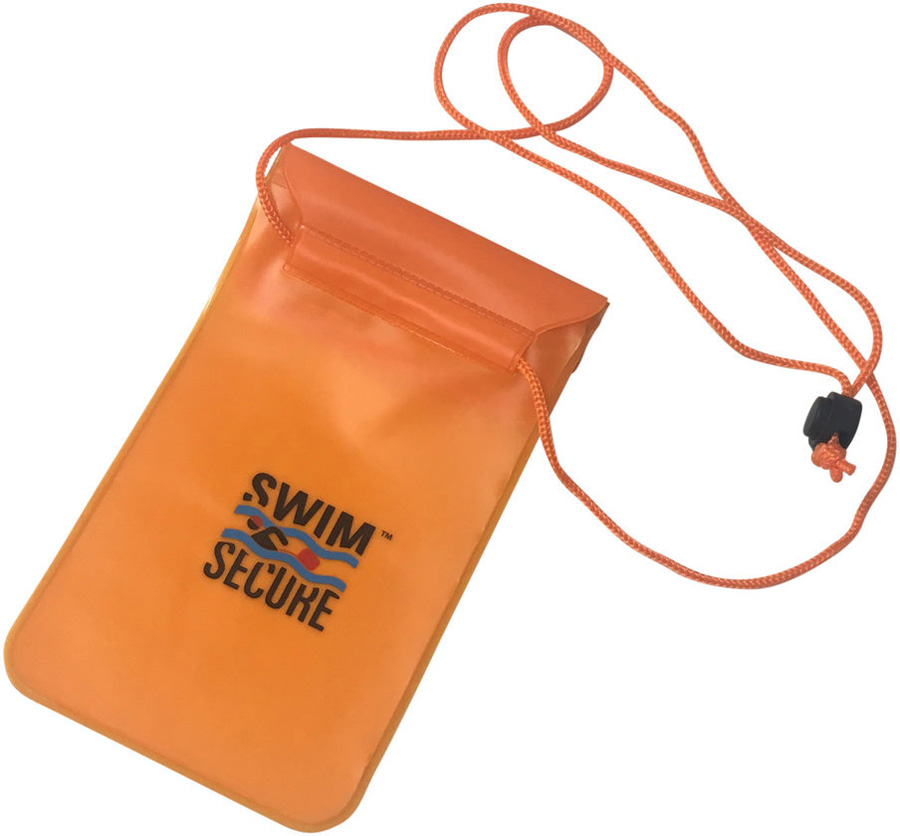 Swim Secure  Orange Phone Bag Waterproof Electronics Case