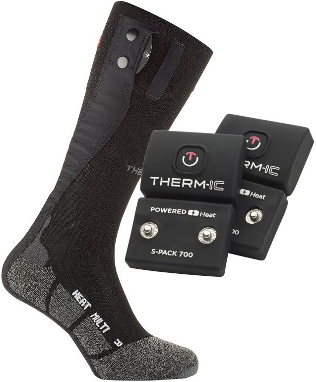 Therm-ic Sock Set Multi S-700 Heated Ski Socks