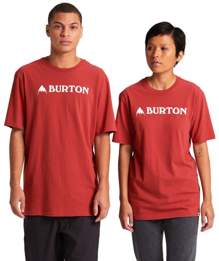 Burton Mountain Horizontal  Short Sleeve T Shirt