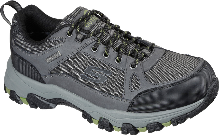 Buy SKECHERS Womens Selmen Waterproof Hiking Shoes Black/Charcoal