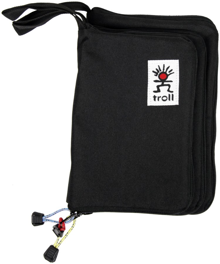 Troll Guide Book Cover Zippered Water Repellent Pouch
