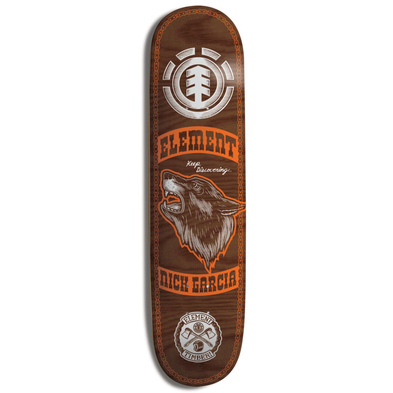 Element Garcia Timber Featherlight Skateboard deck