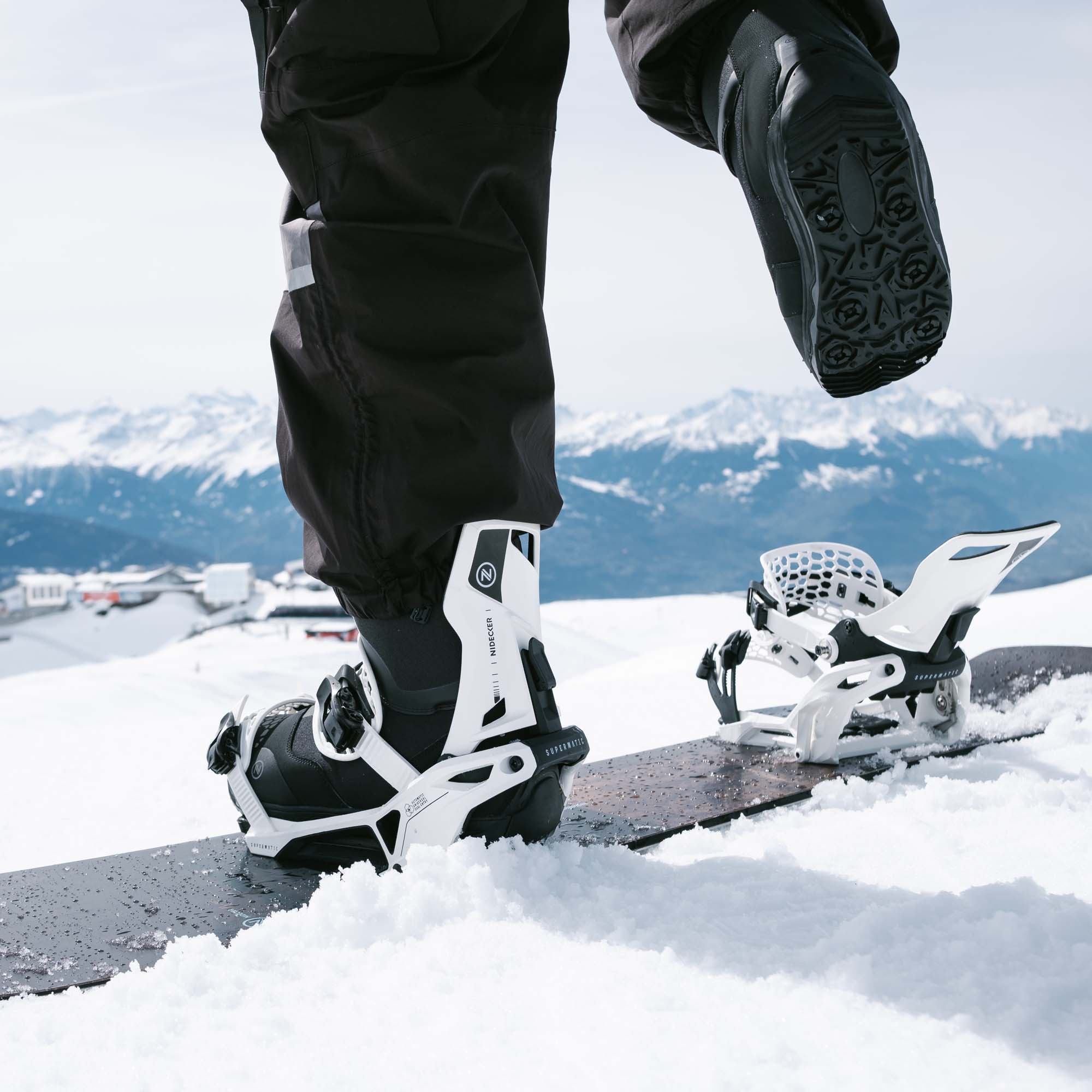 Nidecker Supermatic Step In Snowboard Bindings