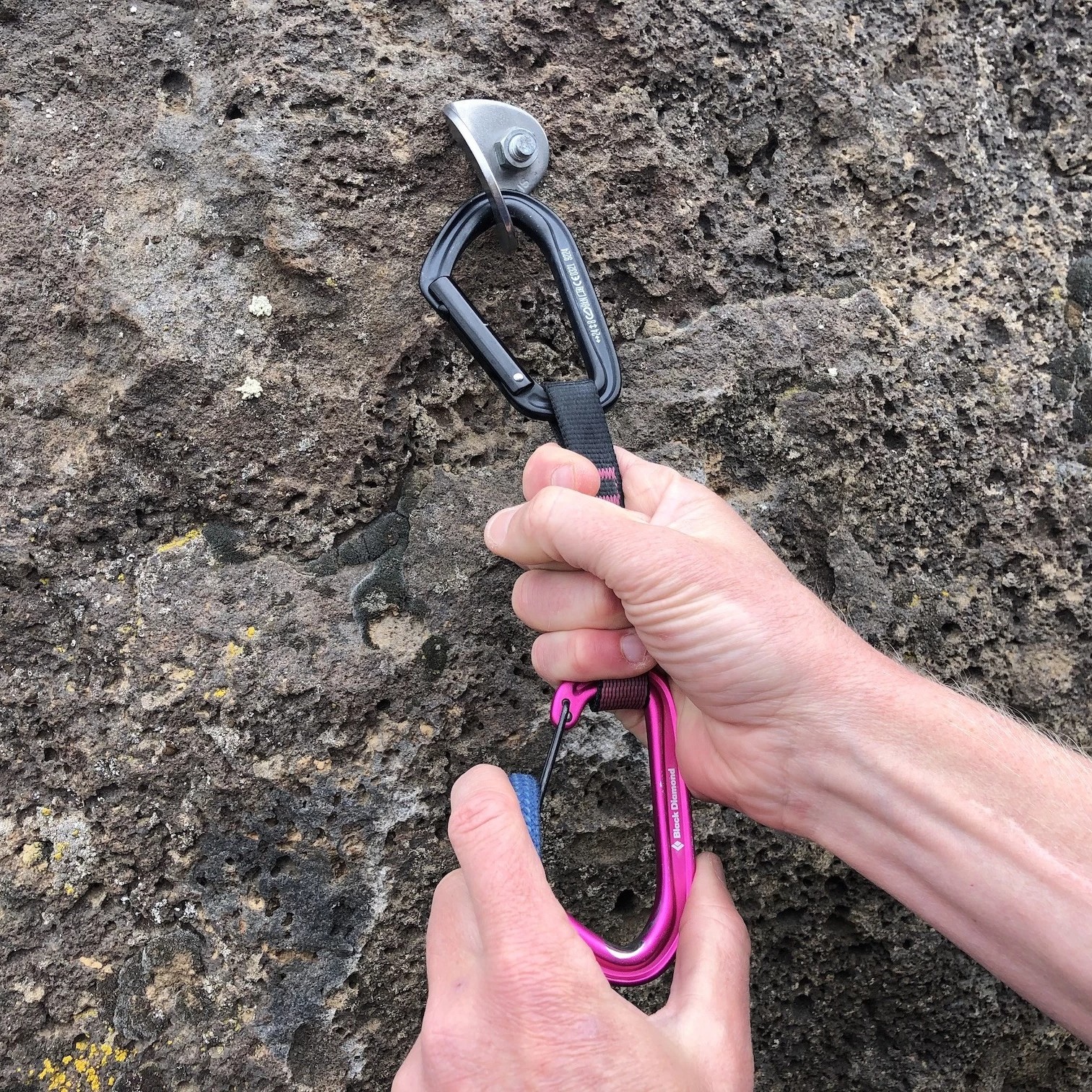 Black Diamond HotForge Hybrid 12cm Rock Climbing Quickdraw