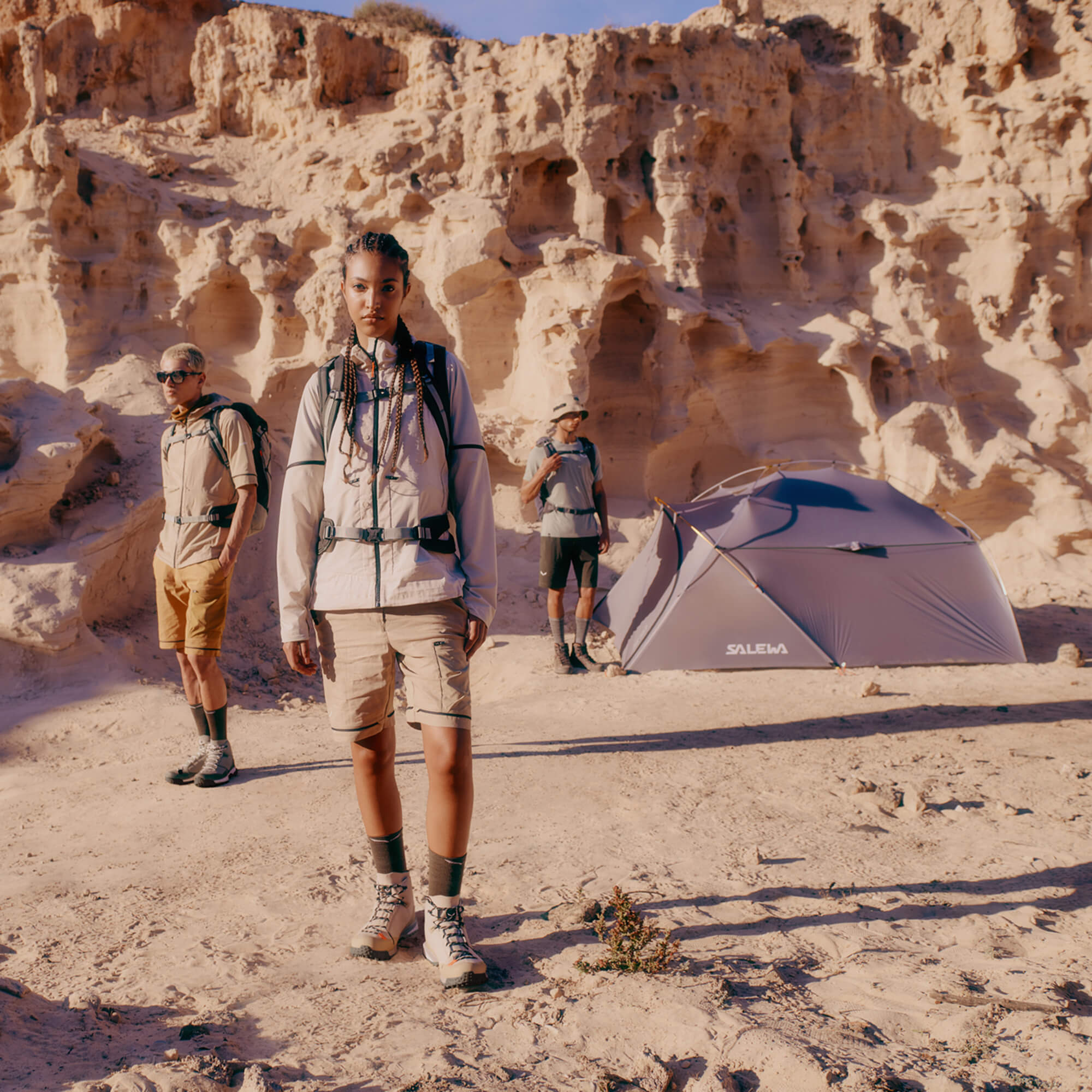 Salewa Puez Trek 2P Lightweight Backpacking Tent + Footprint