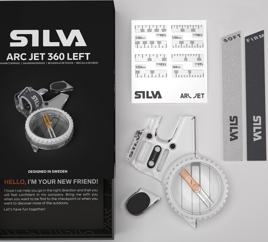 SILVA Arc Jet 360 Orienteering Thumb Compass