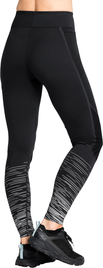 Odlo Tights Zeroweight Print Reflective - Running tights Women's