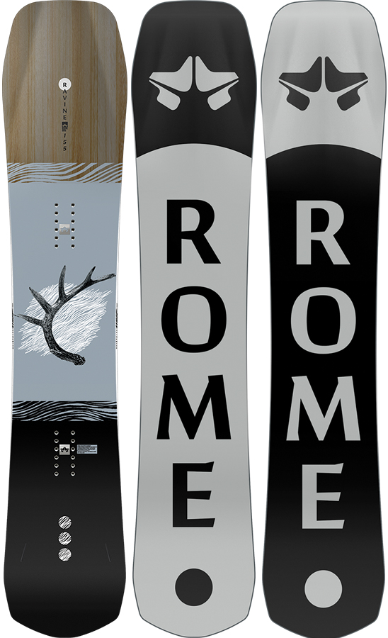 Rome Ravine Hybrid Camber Snowboard