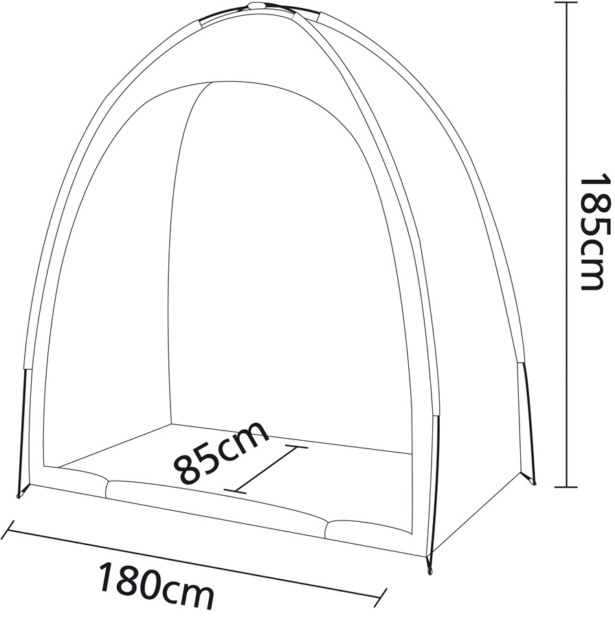 Bo-Camp Bike Shelter Bicycle & Camping Gear Storage Tent