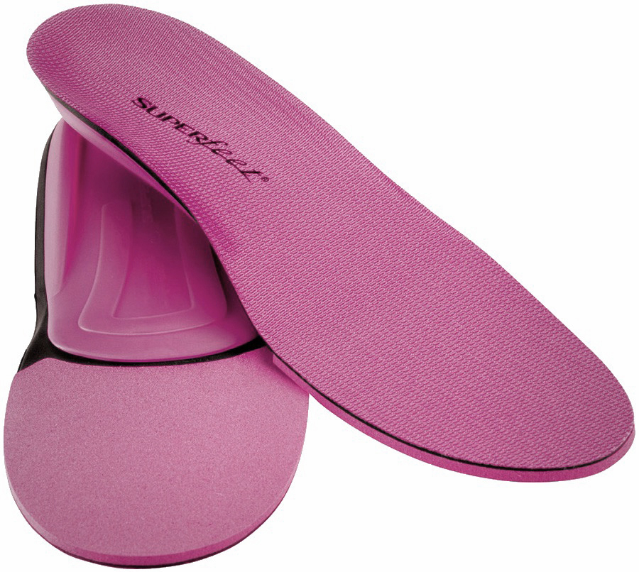 Superfeet All-Purpose Women's High Impact Support (Berry) Women's Walking/Running Shoe Insoles