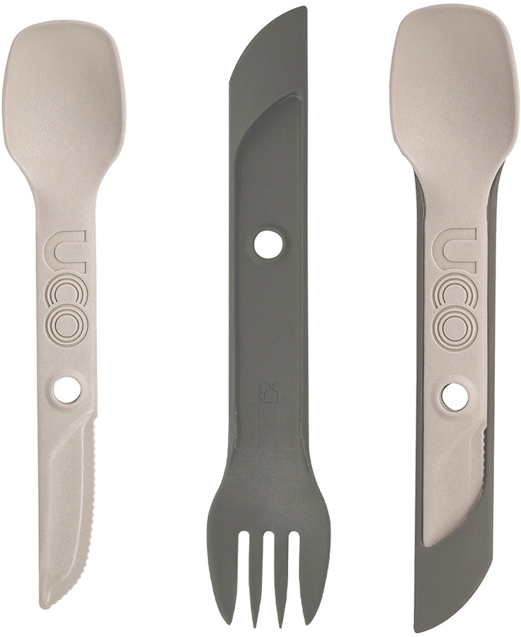 UCO Switch Spork Utensil Set Compact Camping Cutlery