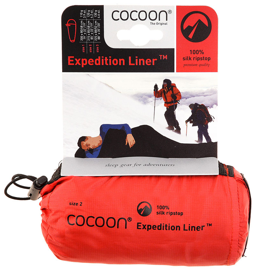 Cocoon Expedition Liner Ripstop Silk Sleeping Bag Liner