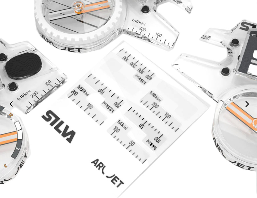 SILVA Arc Jet Orienteering Thumb Compass