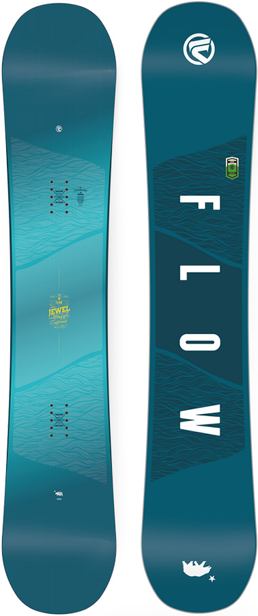 Flow Jewel Women's Hybrid Camber Snowboard