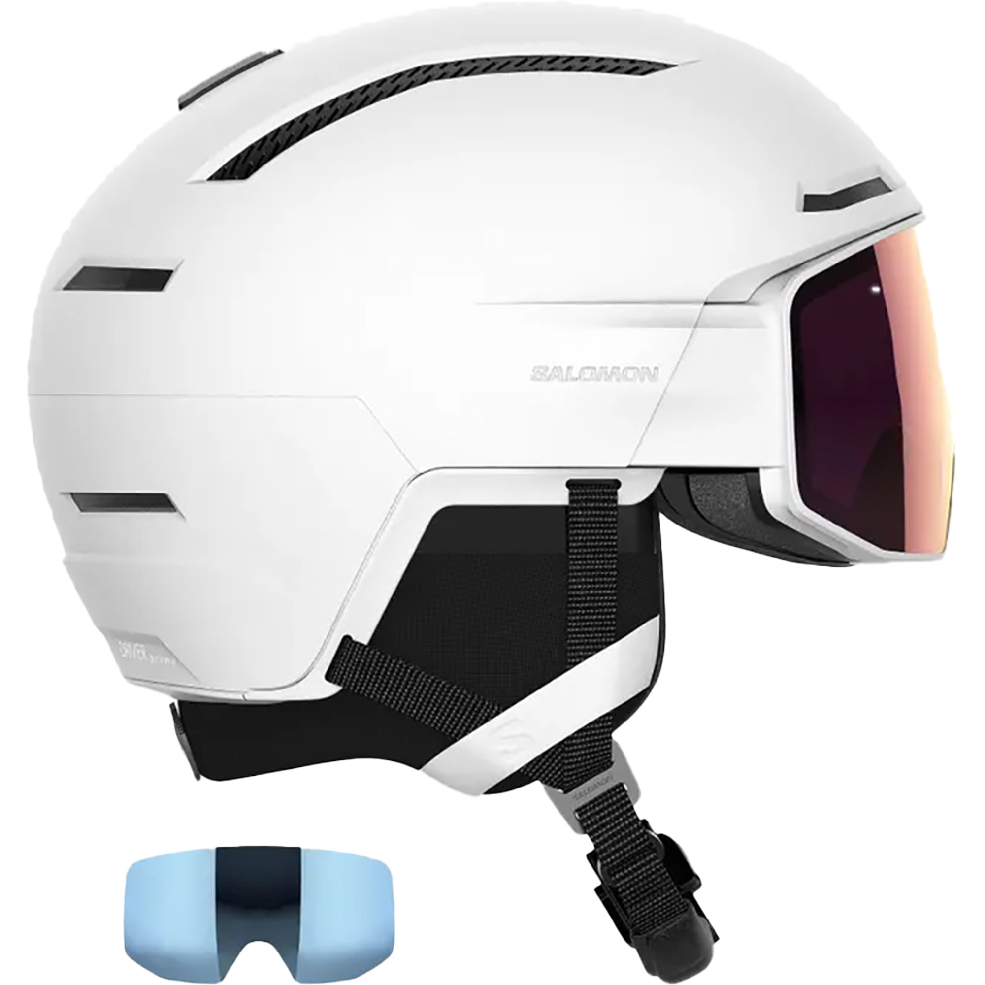 Salomon Driver Prime Sigma Plus Ski Helmet (59-62 cm - L, White)
