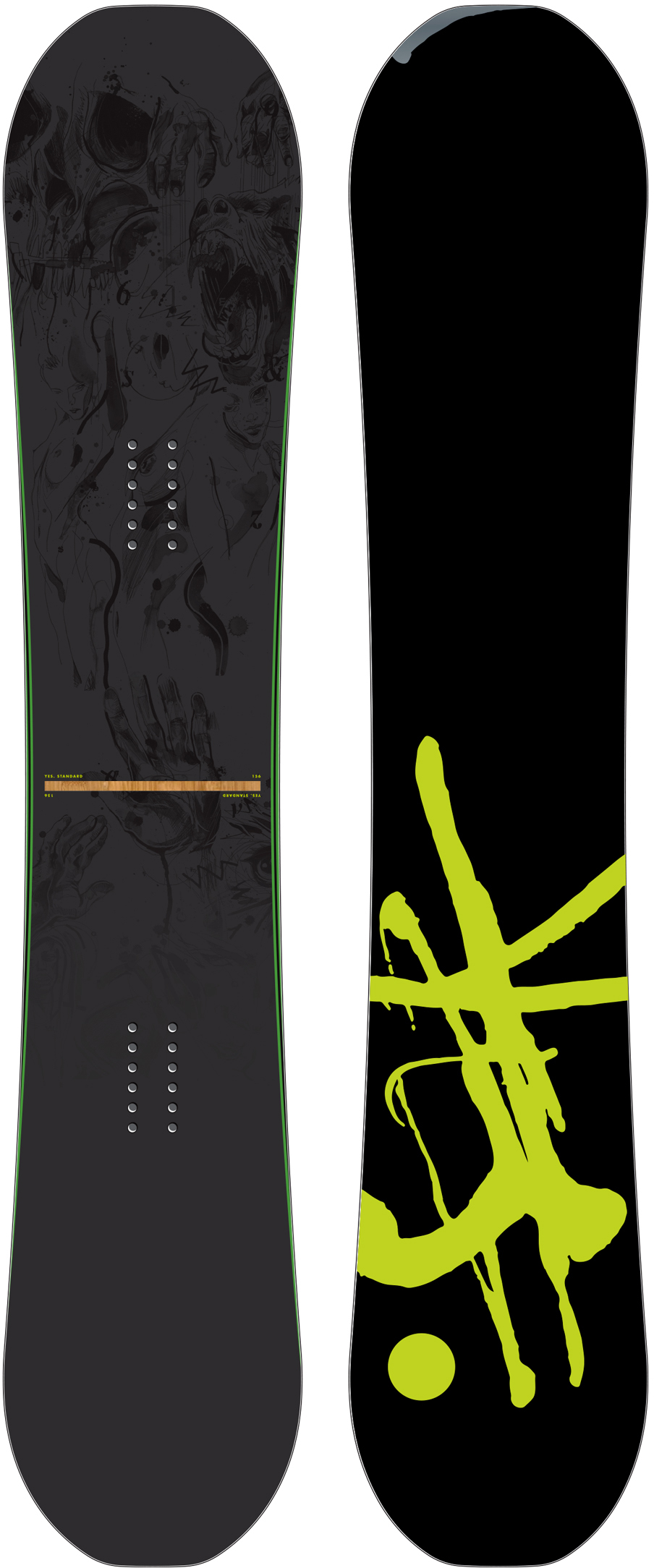 Yes. Standard Hybrid Camber Snowboard AbsoluteSnow