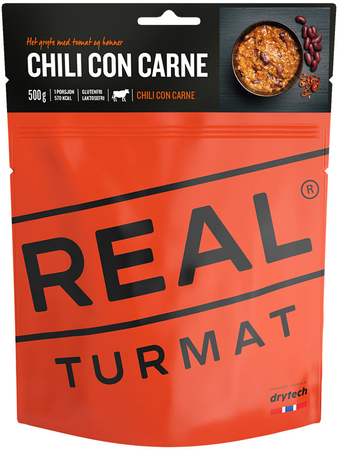 Real Turmat Chili Con Carne Camping & Hiking Food
