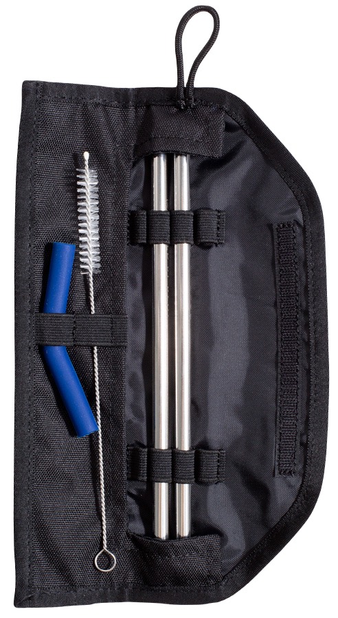 United By Blue Reusable Straw Kit Stainless Steel Set