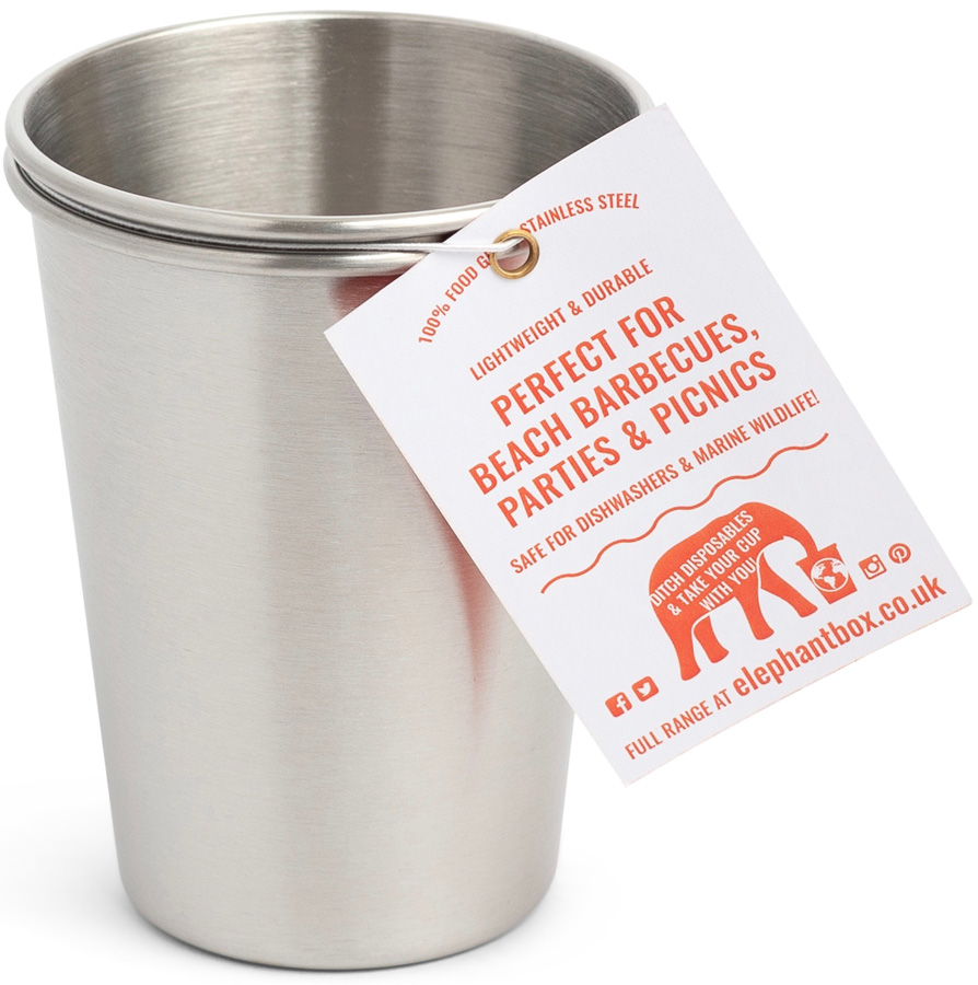 Elephant Box 350ml Stainless Steel Cup Durable Cup Set