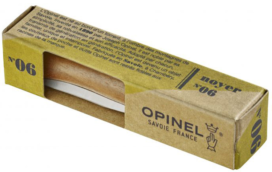 Opinel No.6 Walnut Classic Original Folding Pocket Knife