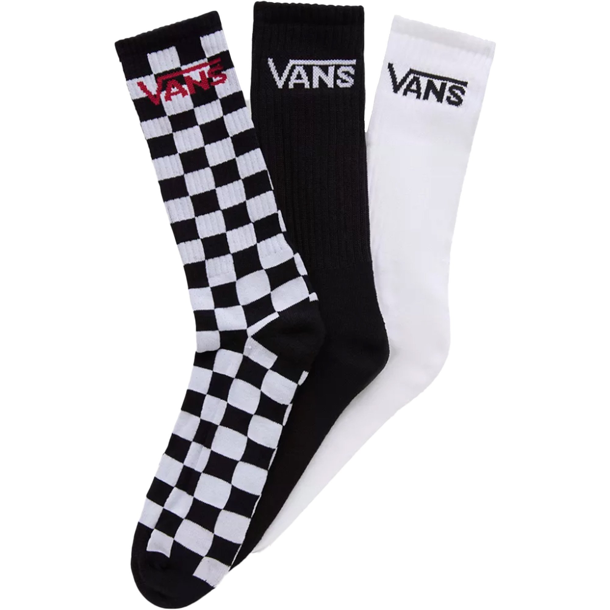 Vans Classic Crew 3 Pack Skate Cotton Socks
