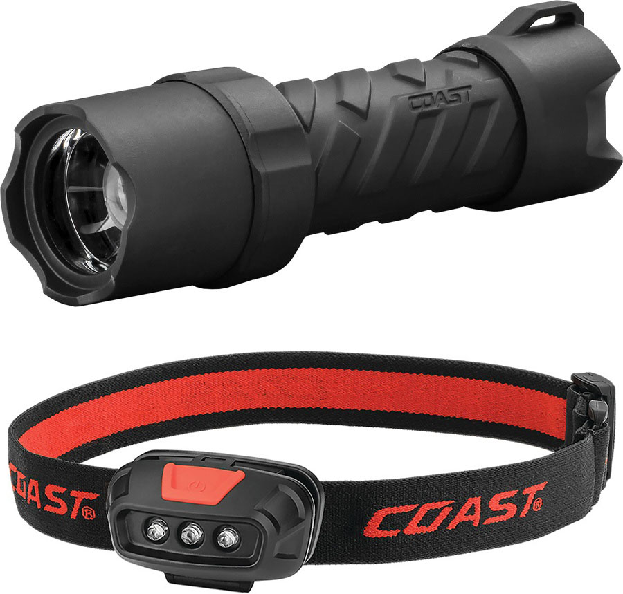 Coast PS400 Flashlight With Free FL14 Headlight