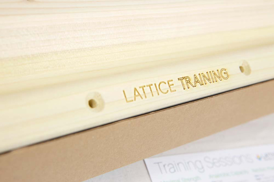 Lattice Testing & Training Rung Fingerboard, Hangboard