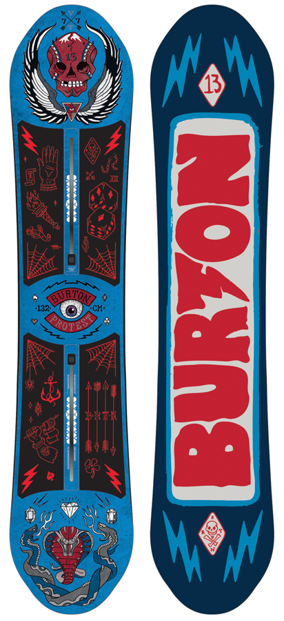 Burton Protest Youth Positive Camber Snowboard