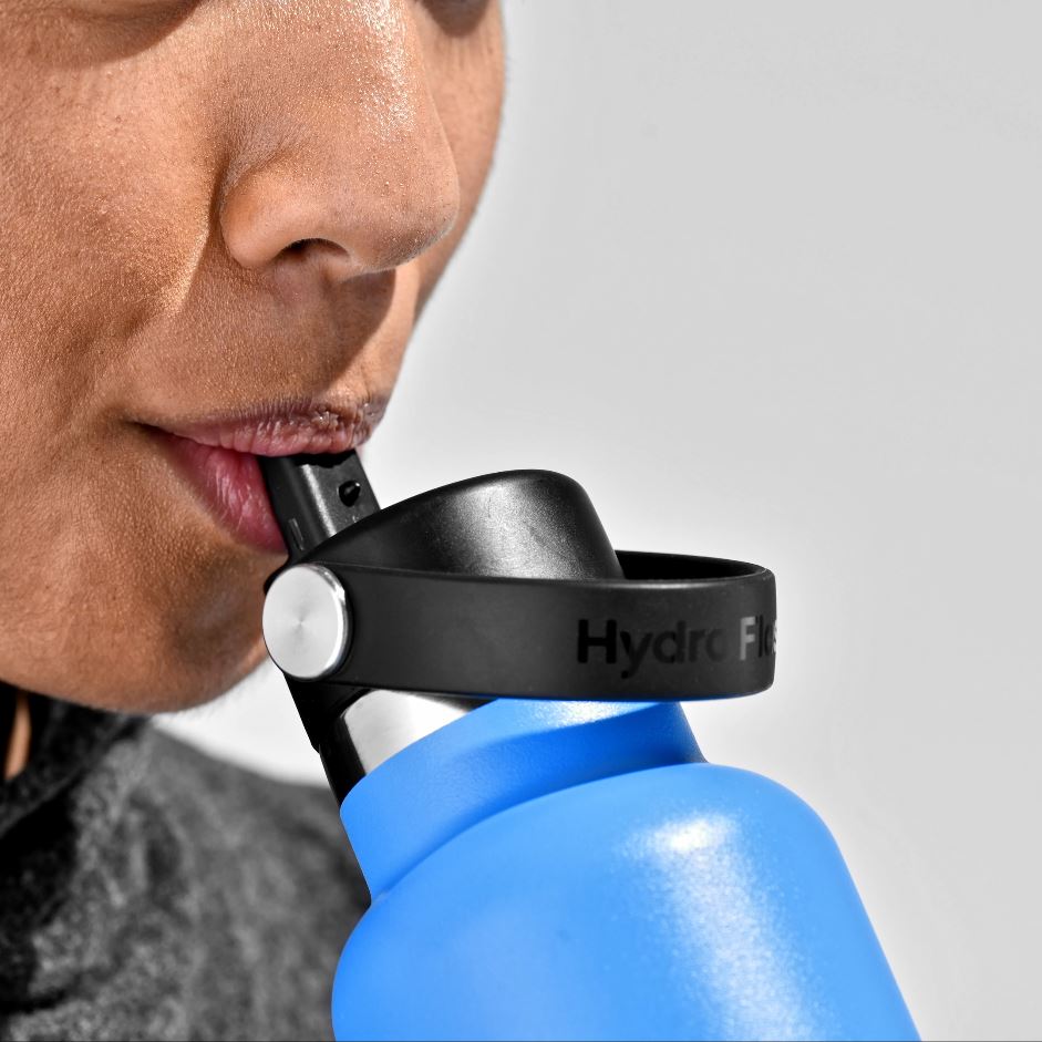 Hydro Flask Standard Mouth Flex Straw Lid Spare Bottle Cap & Straws