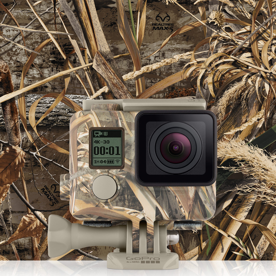 GoPro Camo Camera Housing + Quick Clip Replacement Accessory