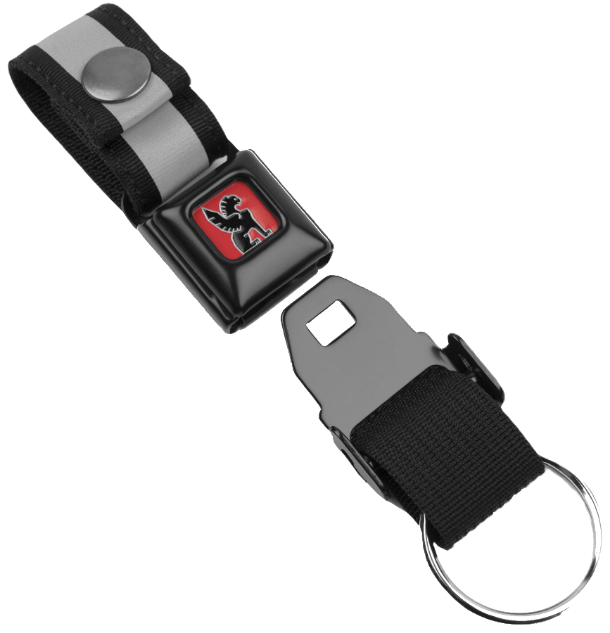 Chrome Mini Buckle Key Chain Trouser Key Ring